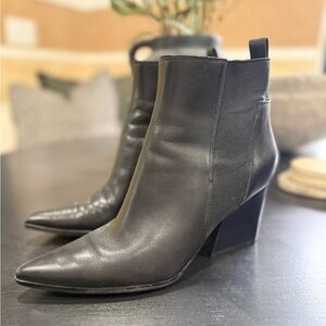 Kendall & Kylie Black Ankle Booties